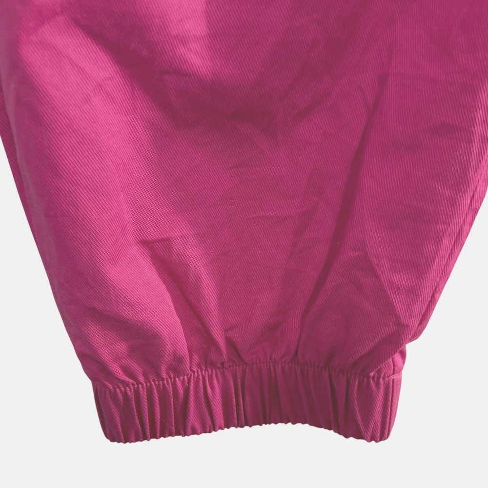 Halara Women Pink High Waisted Pleated Jogger Pants Cotton Size L Regular 780418 - Picture 3 of 7